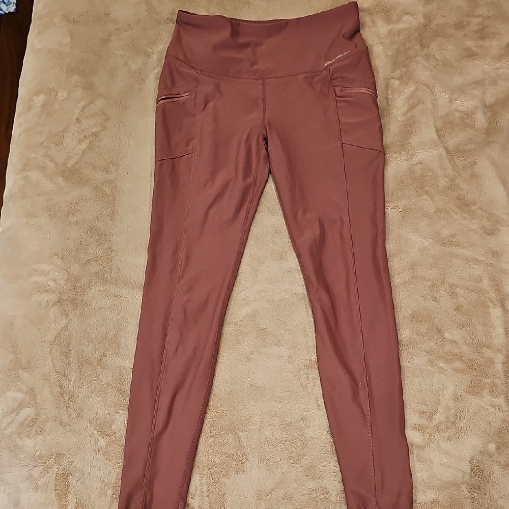 Women's High-Waisted Mauve Leggings